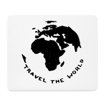 Voyage - Tapis de souris (format paysage) - blanc - Devant