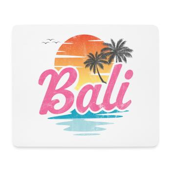 Plage de Bali - Tapis de souris (format paysage) - blanc - Devant