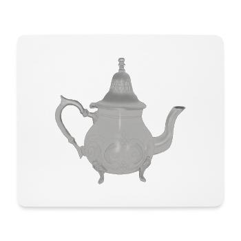 Théière Marocaine - Théière Atay - Berrad Atay - T - Tapis de souris (format paysage) - blanc - Devant