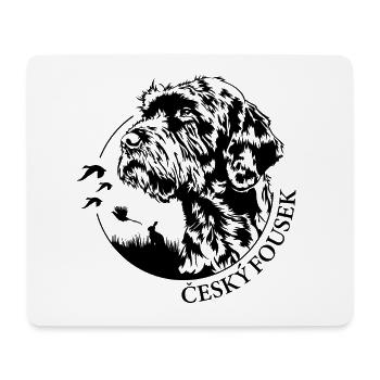 Cesky Fousek Portrait Chiens de chasse Chiens Wilsigns - Tapis de souris (format paysage) - blanc - Devant