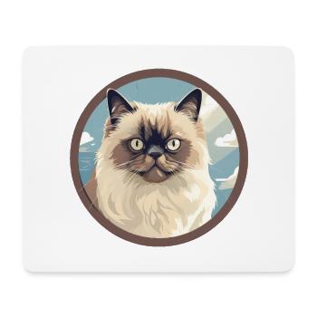 Himalayan cat - Mouse Pad (horizontal) - white - Front