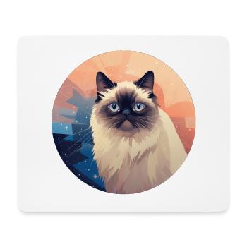 Himalayan cat - Mouse Pad (horizontal) - white - Front
