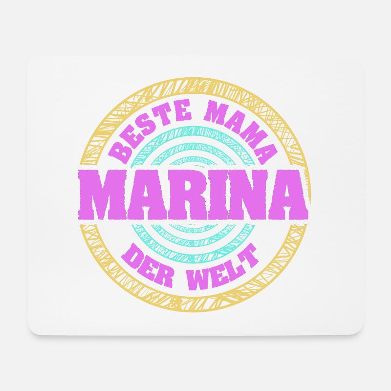 Mutter Marina - Mousepad (Querformat) - Weiß