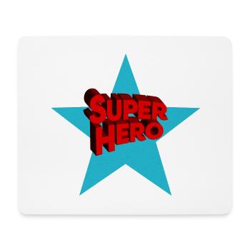 Superhero Superhelden - Mousepad (Querformat) - Weiß - Vorne