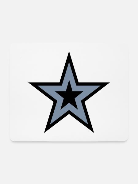 LUCKY STAR - Mouse Pad (horizontal) - white