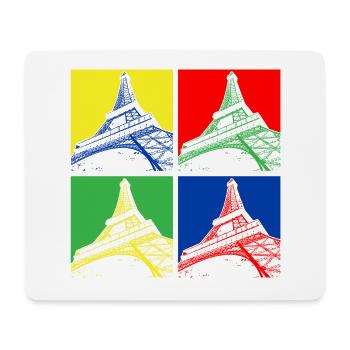 Eiffel tower - Mouse Pad (horizontal) - white - Front