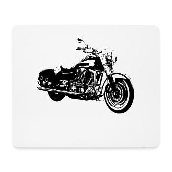 Motorrad - Mousepad (Querformat) - Weiß - Vorne