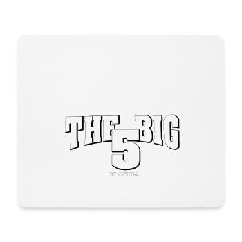 THE BIG 5 of Africa - Mousepad (Querformat) - Weiß - Vorne