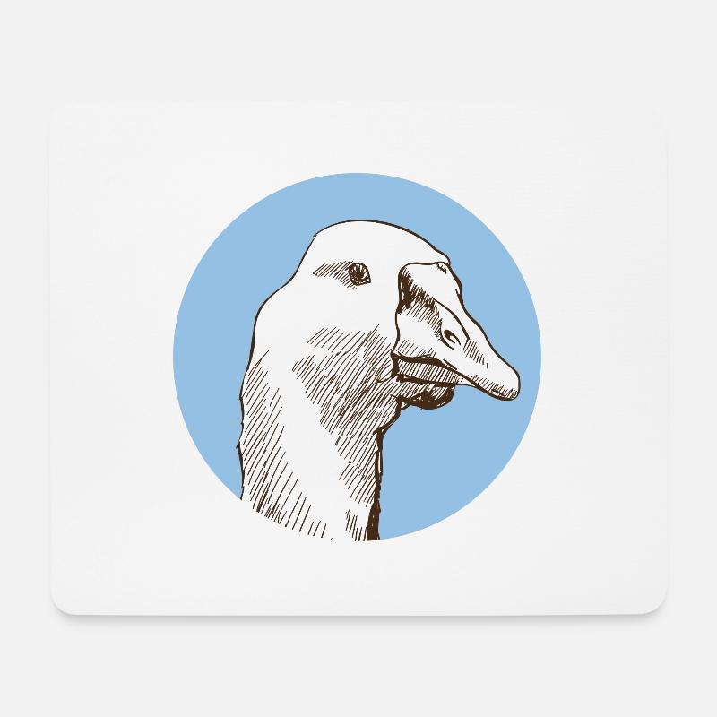 Goose - Mouse Pad (horizontal) - white