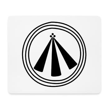 Celtic Symbol Triskele Knot - Mouse Pad (horizontal) - white - Front
