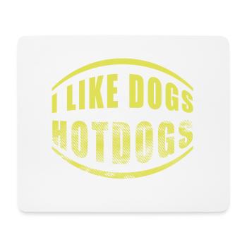 HOTDOGS - Mouse Pad (horizontal) - white - Front