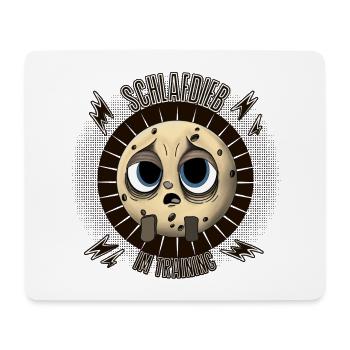 Schlafdieb? Schon in Ausbildung! - Mousepad (Querformat) - Weiß - Vorne