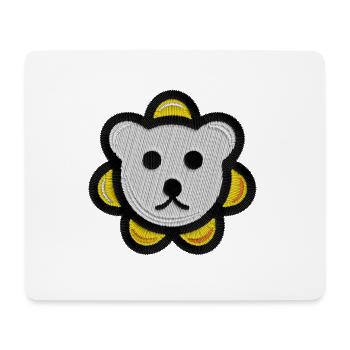 Bear Head Embroidery Motif Bear Head - Mouse Pad (horizontal) - white - Front