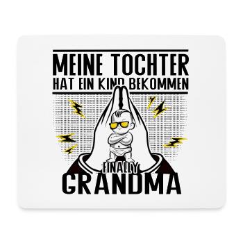 Endlich Oma – Lustiges Design für coole Omas - Mousepad (Querformat) - Weiß - Vorne