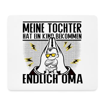 Endlich Oma – Lustiges Design für coole Omas - Mousepad (Querformat) - Weiß - Vorne