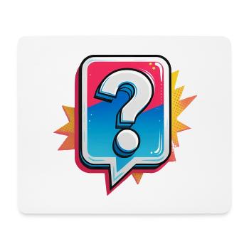 Question mark - Mouse Pad (horizontal) - white - Front