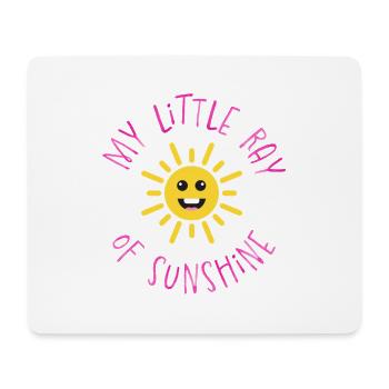 RAY_OF_SUN_PINK - Mouse Pad (horizontal) - white - Front