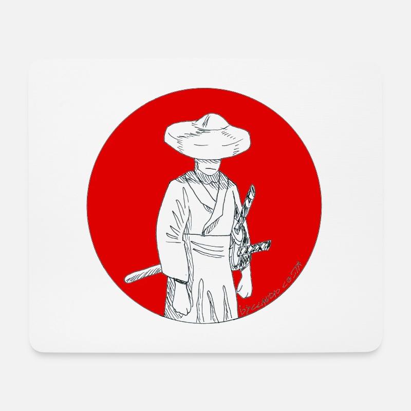 RONIN - Mousepad (Querformat) - Weiß