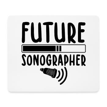 Sonografie - Mousepad (Querformat) - Weiß - Vorne