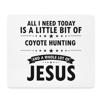 Coyote Design for Coyote Shreactors - Mouse Pad (horizontal) - white - Front