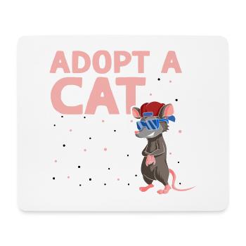 Opossum Design for raccoon fans and marsupial - Mouse Pad (horizontal) - white - Front