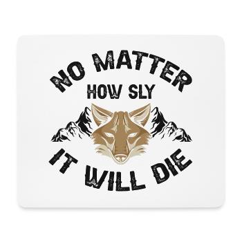 Coyote Capture and Coyote Hunter Design - Mouse Pad (horizontal) - white - Front