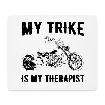 Dictons Trike - Tapis de souris (format paysage) - blanc - Devant