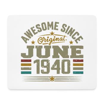 June 1940 Birthday Gift June 1940 June - Mouse Pad (horizontal) - white - Front