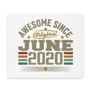 Juin 2020 Cadeau D’anniversaire Juin 2020 Juin - Tapis de souris (format paysage) - blanc - Devant