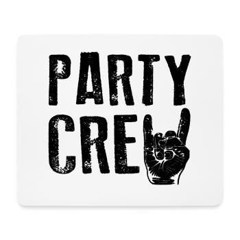 PARTY CREW Musik Festival Feiern - Mousepad (Querformat) - Weiß - Vorne