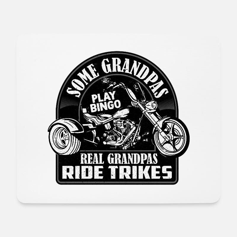 Trike driver | Trike Triker Trikes Hobby Gifts - Mouse Pad (horizontal) - white