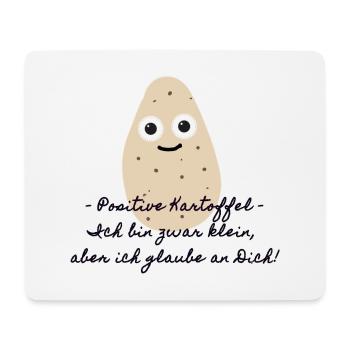 Positive potato,potato,illustration,gift - Mouse Pad (horizontal) - white - Front