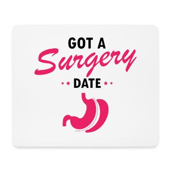 Gastric Bypass and Gastric Bypass Operation Design - Mouse Pad (horizontal) - white - Front