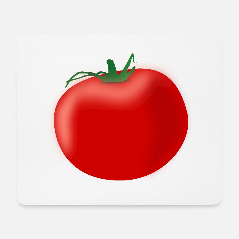 tomate - Mousepad (Querformat) - Weiß
