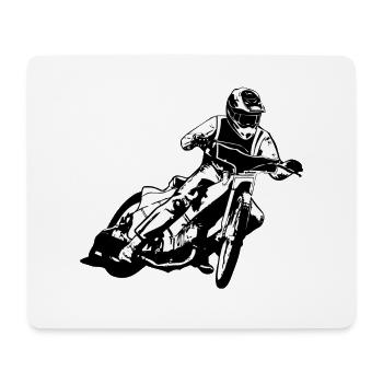 Speedway - Motorcycle Speedway - Mousepad (Querformat) - Weiß - Vorne