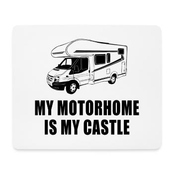 Wohnmobil - Caravan - Camping - Camper - Mousepad (Querformat) - Weiß - Vorne
