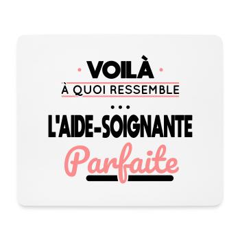 Voilà à quoi ressemble l'aide-soignante parfaite - Tapis de souris (format paysage) - blanc - Devant