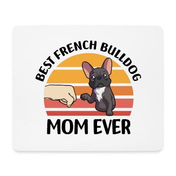 Français Bouledogue - Tapis de souris (format paysage) - blanc - Devant
