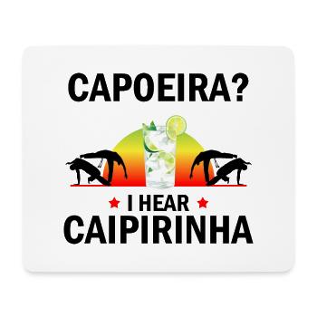 Capoeira Athletic pour la danse afro-brésilienne - Tapis de souris (format paysage) - blanc - Devant
