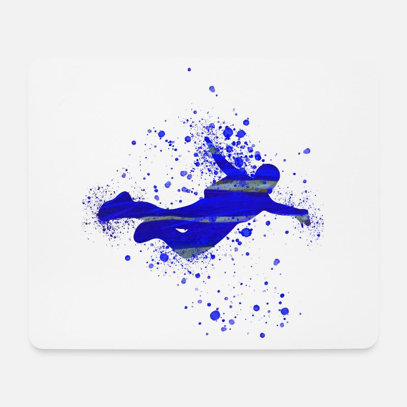 Indoor Skydiving, Windkanal, Bodyflying, Indoor - Mousepad (Querformat) - Weiß