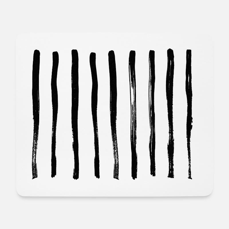 Stripes, stripes, stripes - Mouse Pad (horizontal) - white