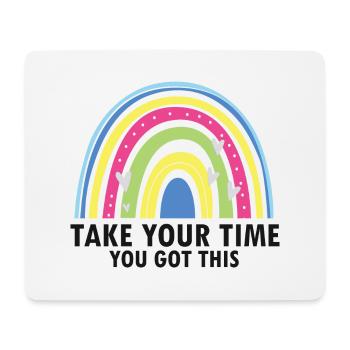 Legasthenie Bewusstsein und Legasthenie Lehrer - Mousepad (Querformat) - Weiß - Vorne