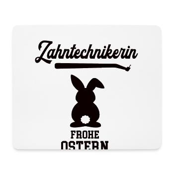 Zahntechnikerin Ostern Geschenk Zahnarzt Praxis - Mousepad (Querformat) - Weiß - Vorne