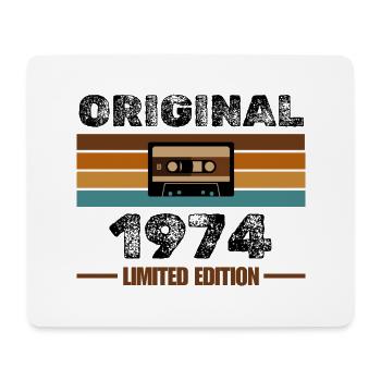 Original 1974 – Retro Cassette Limited Edition - Mouse Pad (horizontal) - white - Front