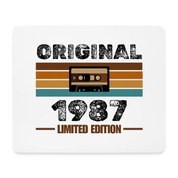 Original 1987 – Retro Cassette Limited Edition - Mouse Pad (horizontal) - white - Front