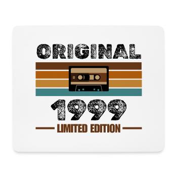 Original 1999 – Retro Kassette Limited Edition - Mousepad (Querformat) - Weiß - Vorne
