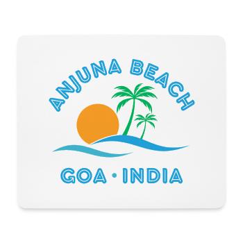Anjuna Beach Goa Sunset - Mouse Pad (horizontal) - white - Front