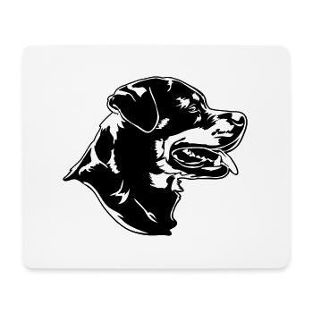 ROTTWEILER Hundesport Wilsigns Hunde - Mousepad (Querformat) - Weiß - Vorne