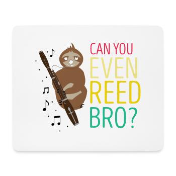 Fagottist Design für Holzbläser Orchestra - Mousepad (Querformat) - Weiß - Vorne