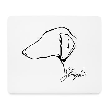 SLOUGHI Profil Hunde Hund Windhunde Wilsigns - Mousepad (Querformat) - Weiß - Vorne